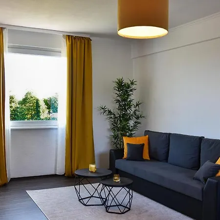 Deluxe! Hbf-naehe Mit Kingsize-bett, 65 M2 公寓 *