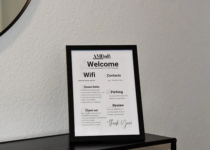 Апартаменты Deluxe! Hbf-naehe Mit Kingsize-bett, 65 M2